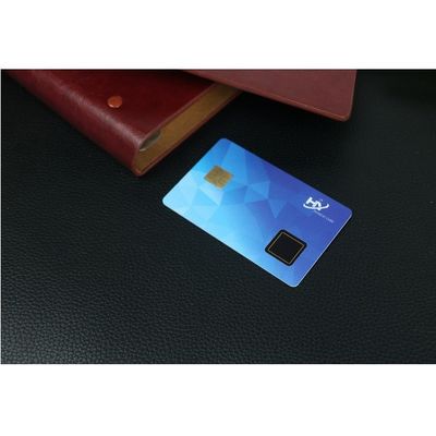 7816 Chip Fingerprint Smart Card For Angestellt-Identifizierung