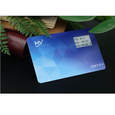 Drahtloser Aufladungsindustrieller Schirm IP68 OTP Smart Card OLED imprägniern