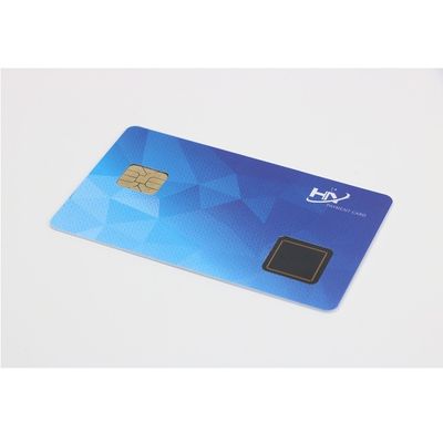 1,39 Zoll Dot Mapping Embedded Smart Card mit Fingerabdruck-Sensor