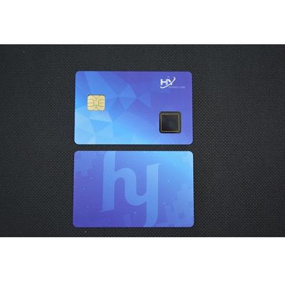 OTP, das eingebettete Zweiwegauthentisierung der Fingerabdruck-Kreditkarte-1.0mm bindet
