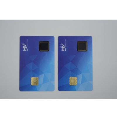 Wieder aufladbare Fingerabdruckbankkarte 1.2mm Bits Stärke 13 knöpfen