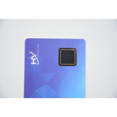Blaue Schlüssel der Zauberer-Plan-Fingerabdruck-Chipkarte-0.4mm Digital 2,7 Zoll