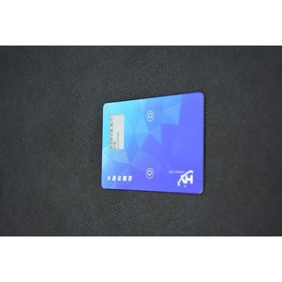 Blaue Schlüssel der Zauberer-Plan-Fingerabdruck-Chipkarte-0.4mm Digital 2,7 Zoll