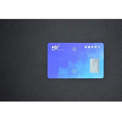 Wieder aufladbare e-Tinten-Kreditkarte-kaltes Drücken mit aktivem Tinten-Schirm/Knöpfen