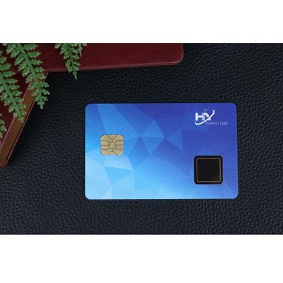 Zweiwegauthentisierung Chip Fingerprint Smart Cardss IDEX des Kontakt-7816