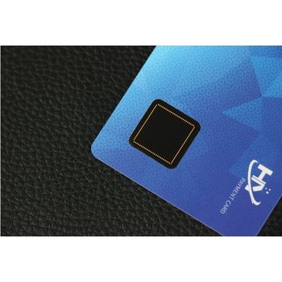 Sichere tragbare sichtlichschnittstelle 7816 Se Chip Passive Fingerprint Payment Card