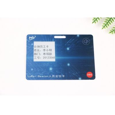 Wieder aufladbare 1.5mm RFID kontaktlose Karte mit OLED-Schirm Soem-ODM