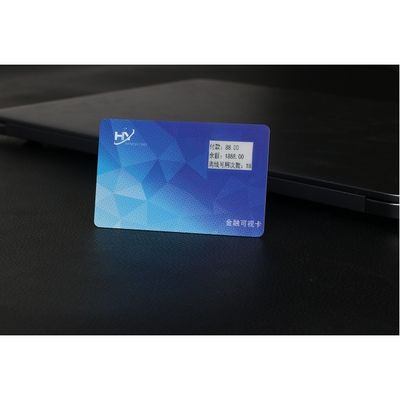 Karten-passive Sichtkarte 13.56mHz RFID Chip Card des Tinten-Schirm-7816