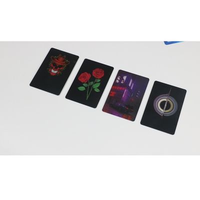 Karten-kalte Druck Vip-Mitgliedskarten RoHs RFID LED