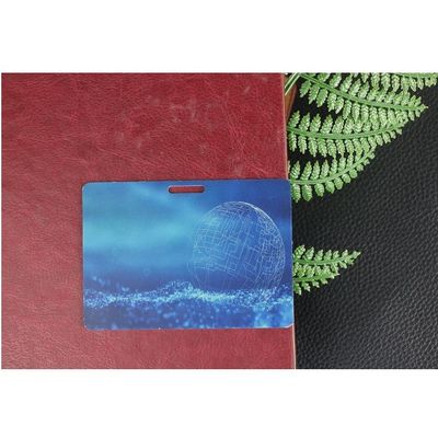 Lumineszenz-PVC-Fingerabdruck-Chipkarte-Selbst entwickelte das Kleber-kalte Drücken besonders angefertigt