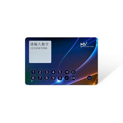 1.4mm Schirm-Digital-Knopf-magnetischer Sog OTP Stärke Smart Card 1,54“