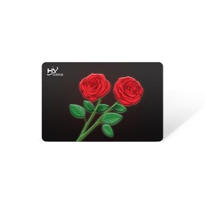 Chip F05 zu eingebetteter lichtemittierender Funktion Rfid Chip Card der Chipkarte