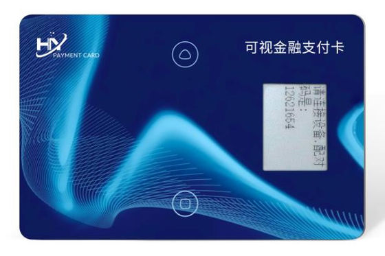 Se Chip Embedded Ink Screen Smart Karte eingebetteter Chip Card IP68 imprägniern wieder aufladbares