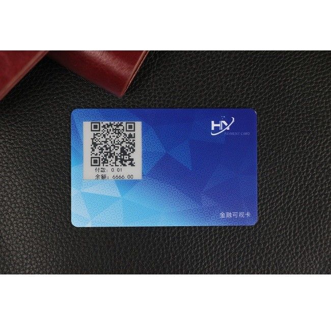 1,54 des Zoll-Tinten-Schirm-BLE Fingerabdruck Bluetooth Smart Card Leuchtfeuer-des Ausweis-FPC